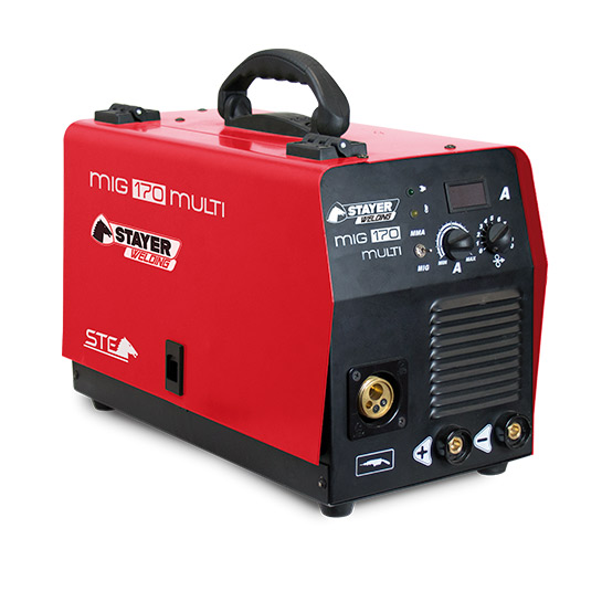 Main features of Stayer's MIG 131 and 165 MULTI multifunction welding  equipment 